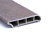 China Manufacturer Supply Hot Selling Base Moulding Cheap Price PVC Wood Color Board Skirting